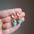 Aros clear amazonita