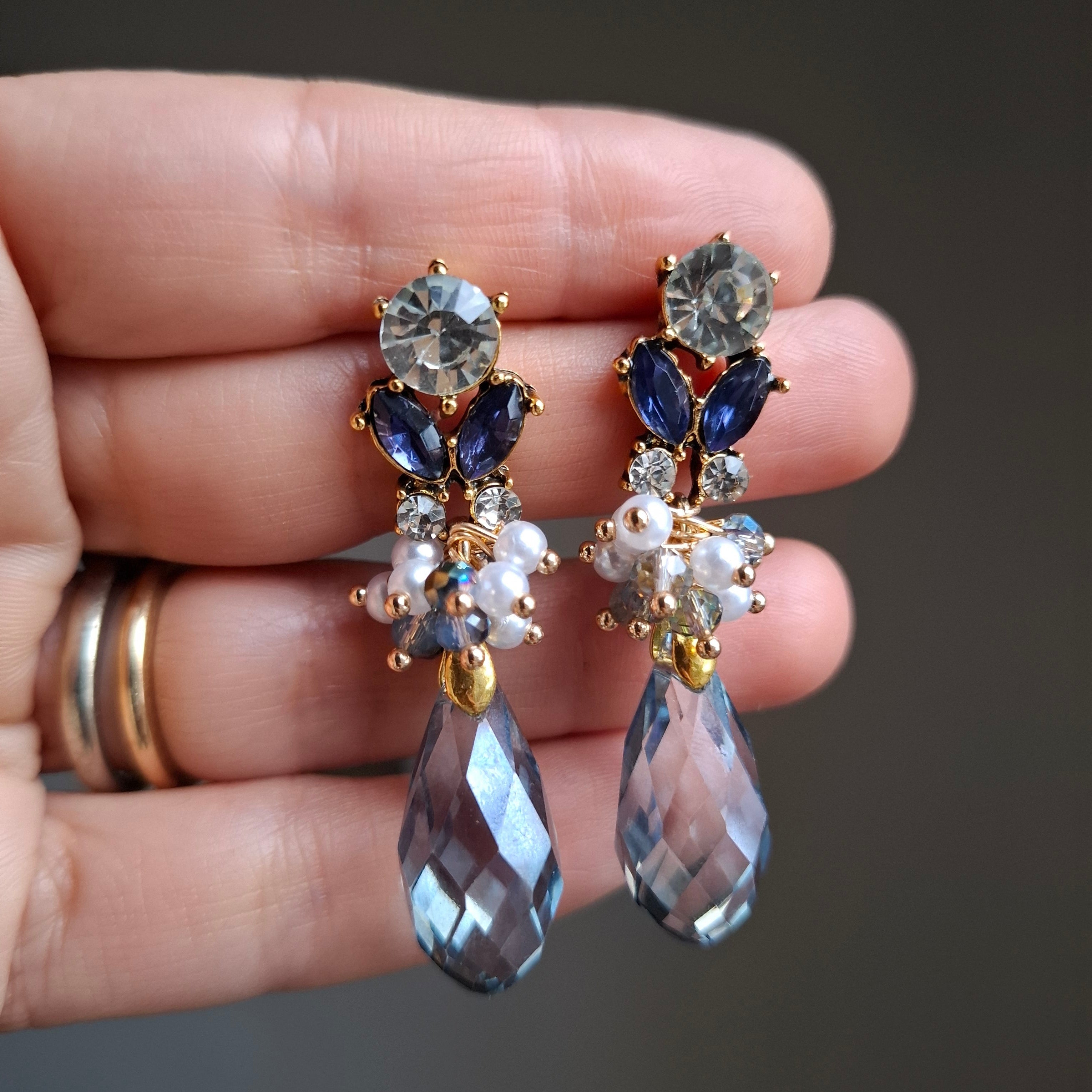 Aros Inés Azul
