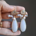Aros Candelaria blancos